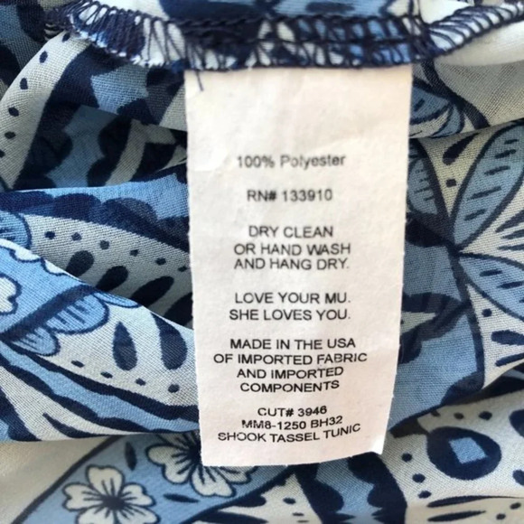 Show Me Your Mumu Printed Tunic Top XS - Picture 5 of 6